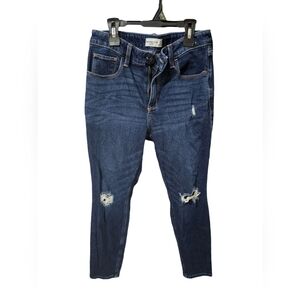 Abercrombie distressed skinny jeans